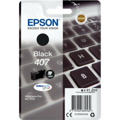Epson 407 Black (C13T07U140)