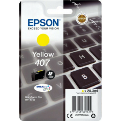 Epson 407 Yellow (C13T07U440)