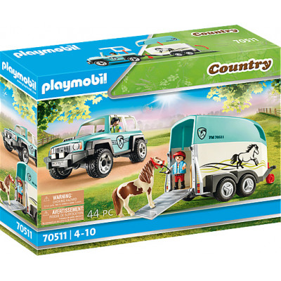 Playmobil Country: Car with Pony Trailer