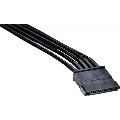 Be Quiet 15-Pin SATA III Cable 0.3m Μαύρο (BC020)