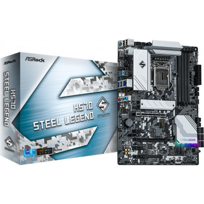 Asrock H570 Steel Legend Motherboard ATX με Intel 1200 Socket