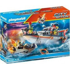 Playmobil City Action: Fire Rescue with Personal Watercraft