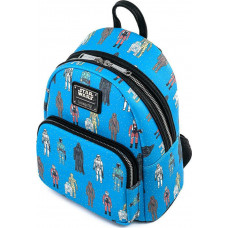 Loungefly Star Wars Action Figures AOP Mini Backpack (STBK0185)