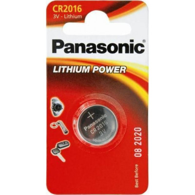 1 Panasonic CR 2016 Lithium Power