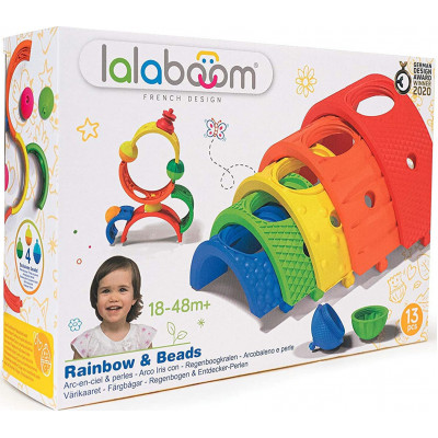AS Lalaboom: Montessori Education - Rainbow & Beads (1000-86153)