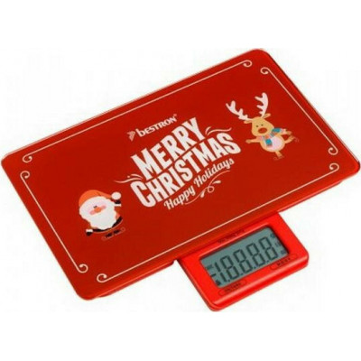 Bestron Merry Christmas Ψηφιακή Ζυγαριά Κουζίνας 5kg