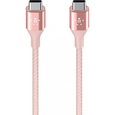 Belkin DuraTek USB-C/USB-C DuPont Kevlar Cable 1,2m rosegld