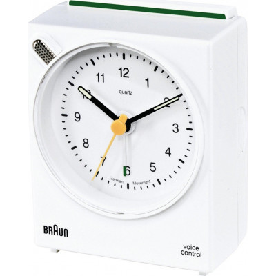 Braun BNC 004 white Voice Activated Alarm Clock